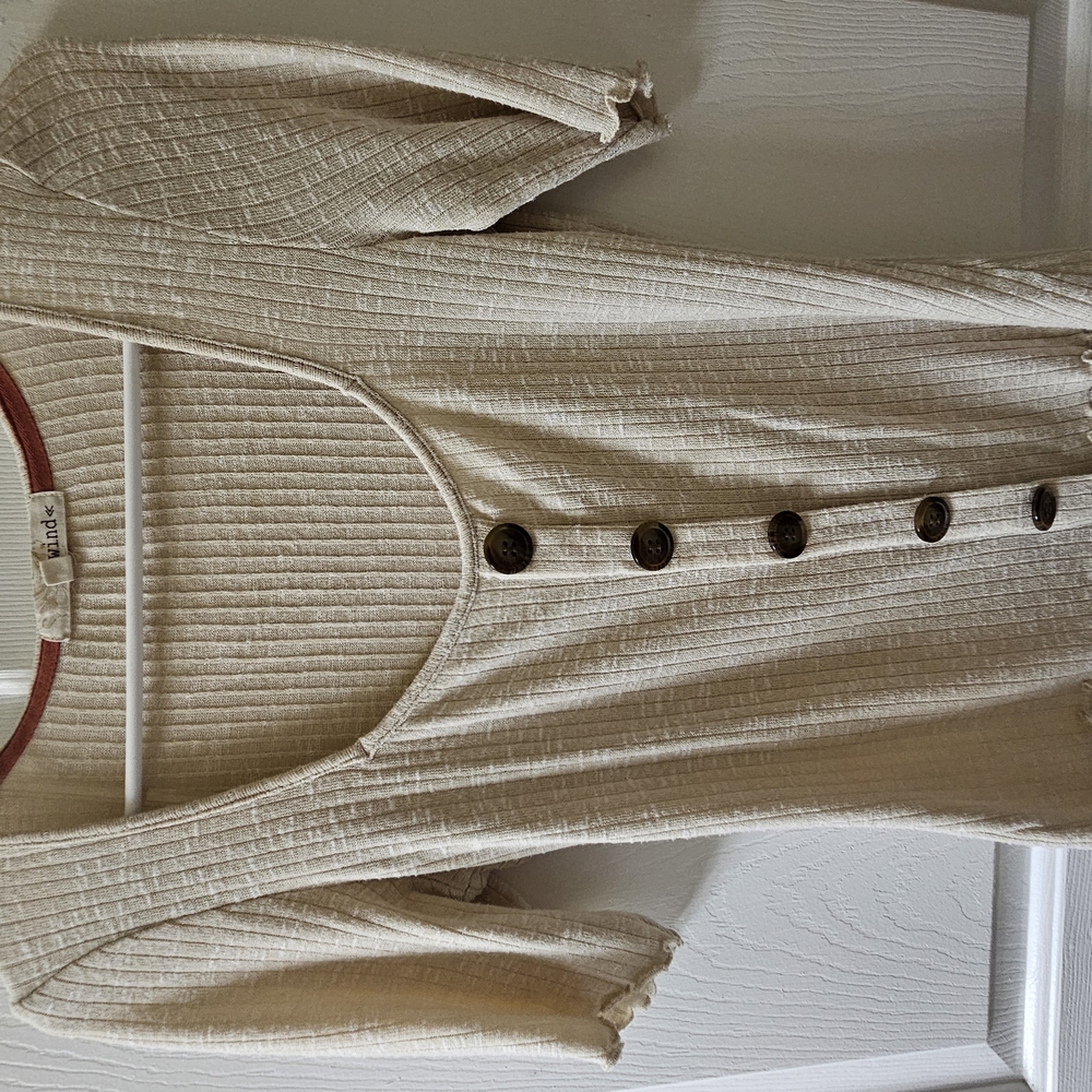 Madewell Cream Button-Down Top